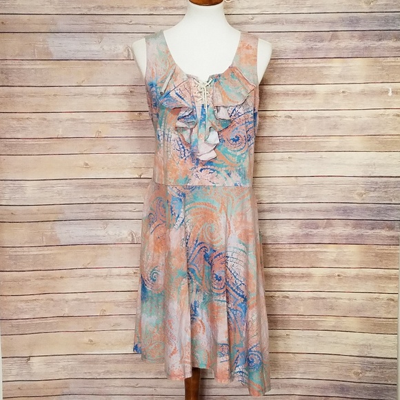 Ralph Lauren Dresses & Skirts - LRL Ralph Lauren Paisly Boho Dropwaist 1X